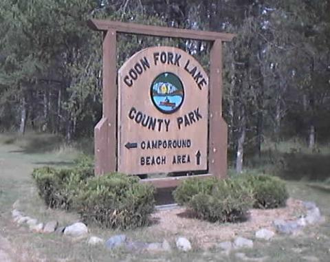 sign at entrance to park